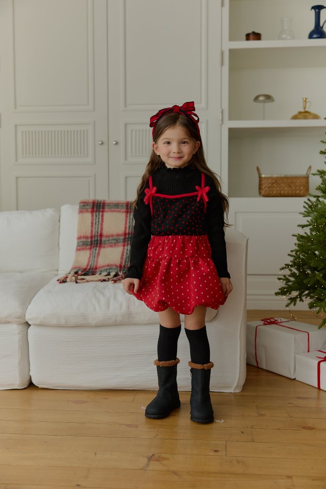 Sera - Korean Children Fashion - #childofig - Dot Balloon Skirt - 9