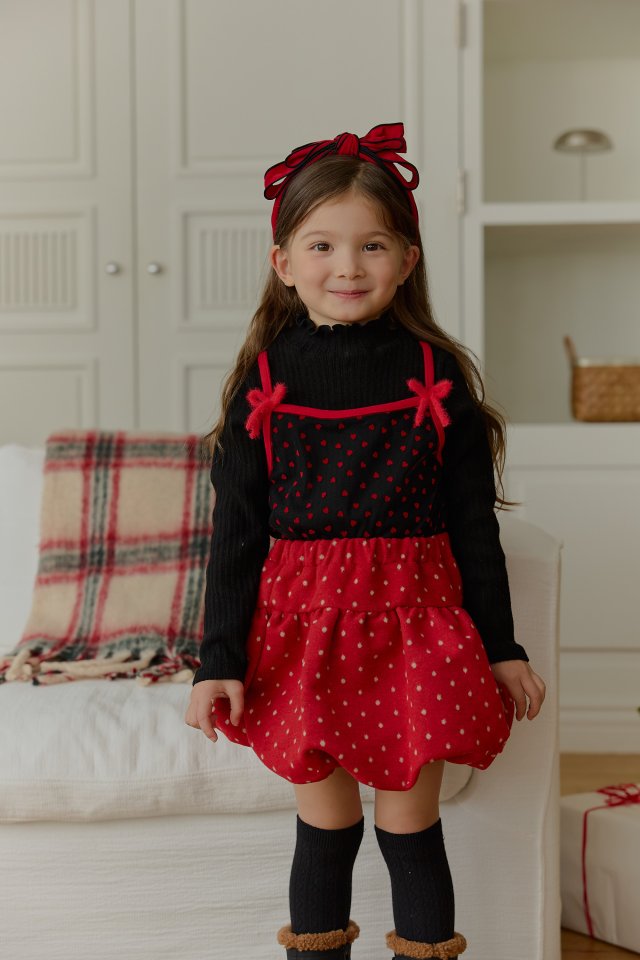 Sera - Korean Children Fashion - #childrensboutique - Dot Balloon Skirt - 10