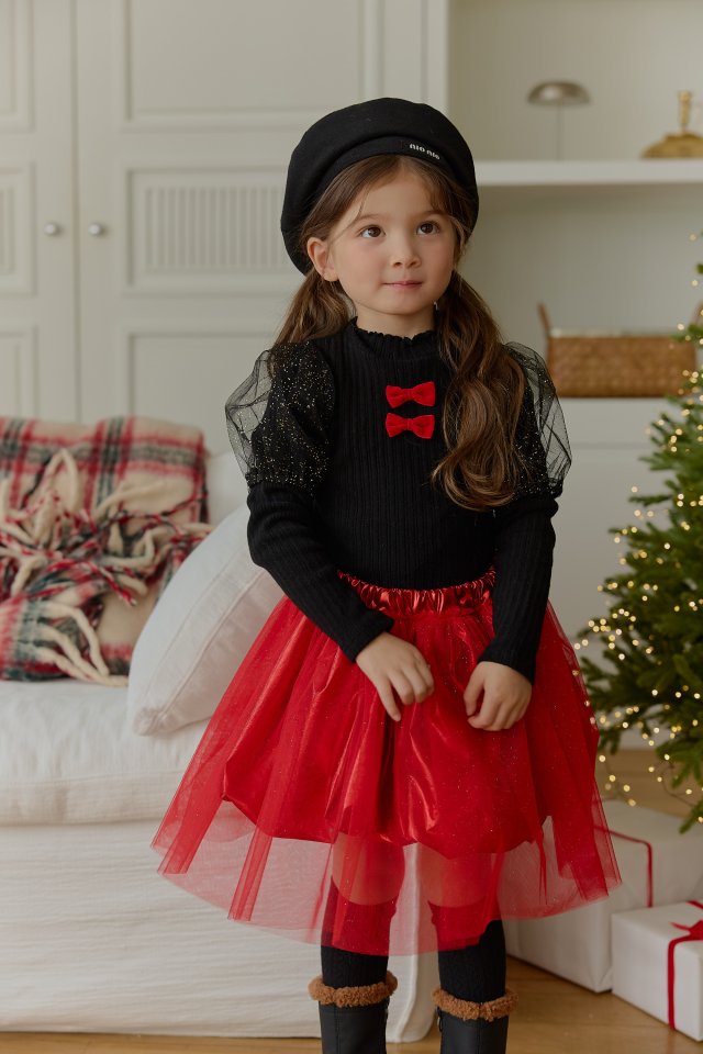 Sera - Korean Children Fashion - #discoveringself - Rachel Puff Turtleneck Tee - 6