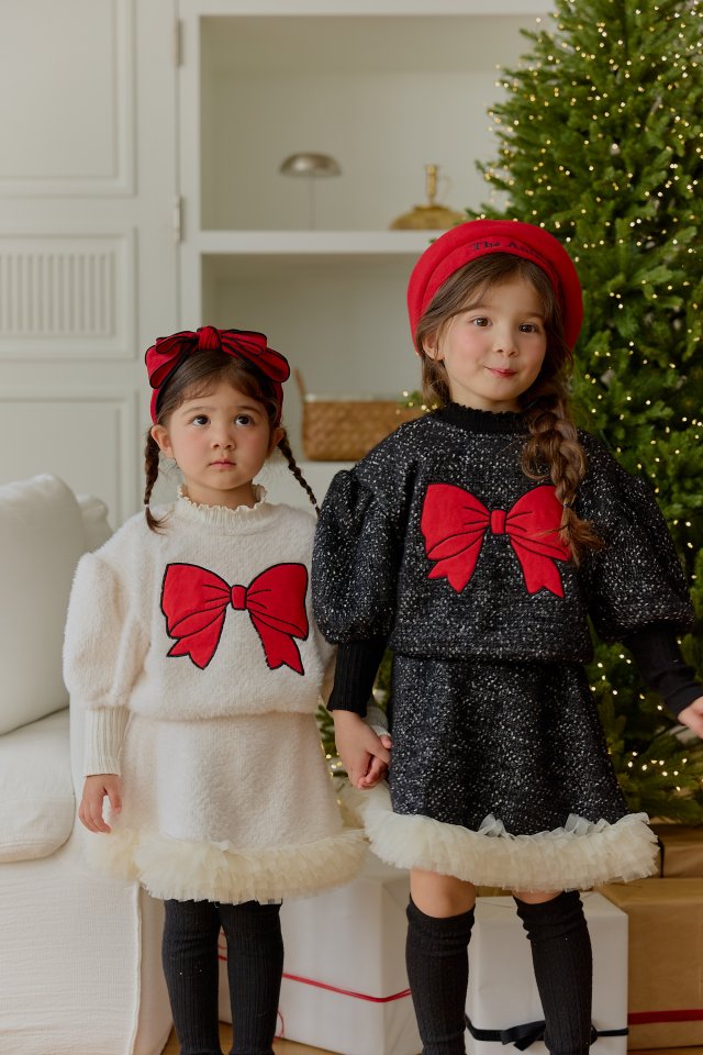 Sera - Korean Children Fashion - #discoveringself - Fluffy Ribbon Tee