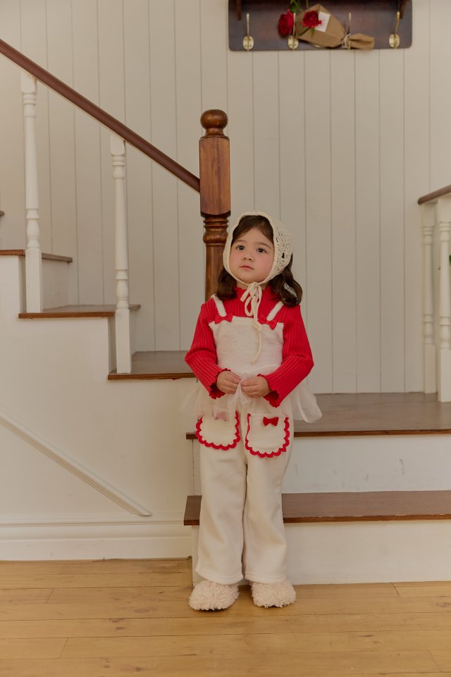 Sera - Korean Children Fashion - #fashionkids - Red Pocket Pants - 5