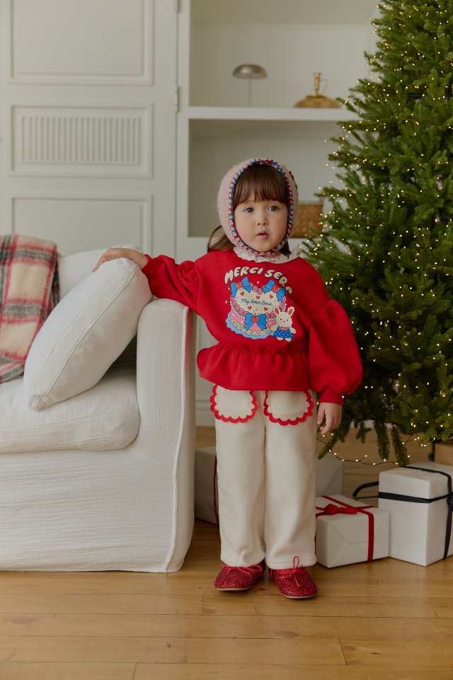 Sera - Korean Children Fashion - #fashionkids - Cake Long Sweatshirt