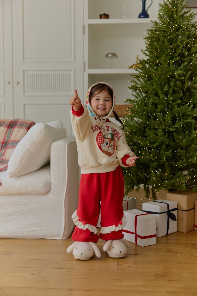 Sera - Korean Children Fashion - #fashionkids - Check Squirrel Set - 4