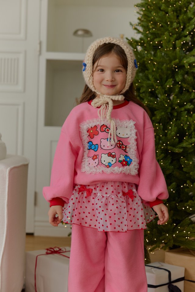 Sera - Korean Children Fashion - #kidsstore - Square Lace Sweatshirt - 10