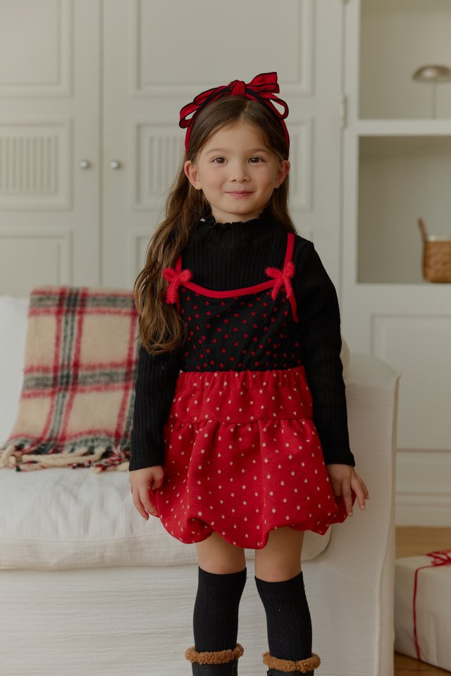Sera - Korean Children Fashion - #kidsstore - Dot Balloon Skirt