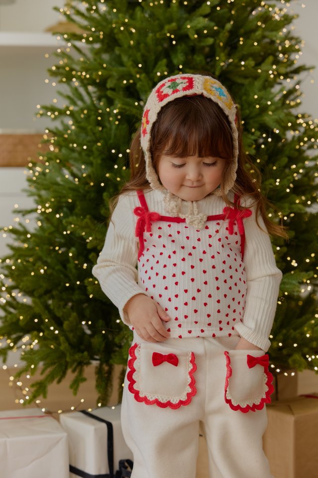 Sera - Korean Children Fashion - #kidzfashiontrend - Red Pocket Pants - 8