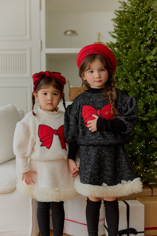 Sera - Korean Children Fashion - #kidzfashiontrend - Fluffy Ribbon Tee - 5