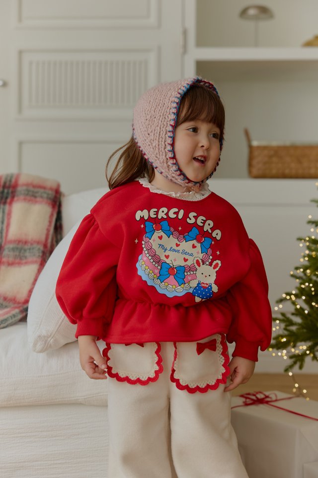 Sera - Korean Children Fashion - #kidsstore - Cake Long Sweatshirt - 4