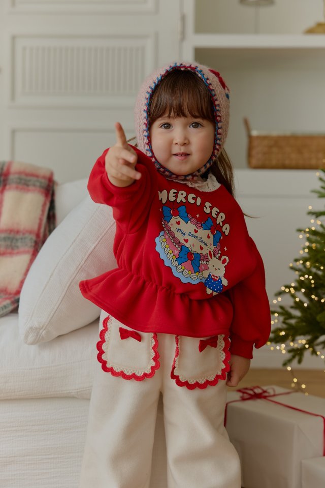 Sera - Korean Children Fashion - #littlefashionista - Cake Long Sweatshirt - 6