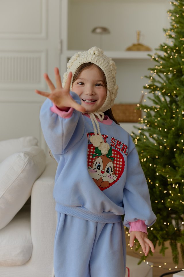 Sera - Korean Children Fashion - #prettylittlegirls - Check Squirrel Set - 11