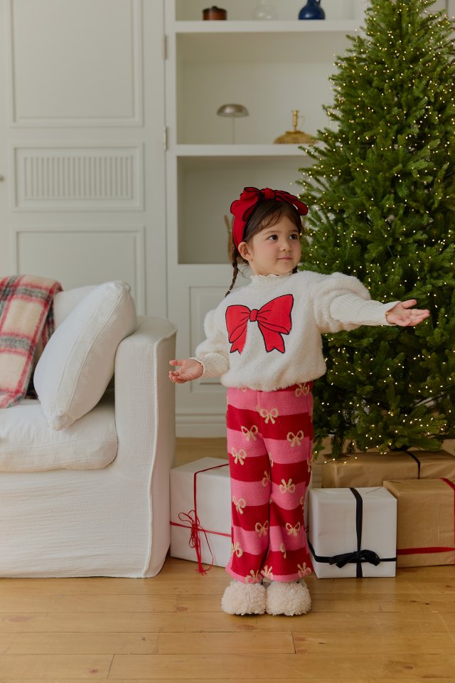 Sera - Korean Children Fashion - #prettylittlegirls - Fluffy Ribbon Tee - 10