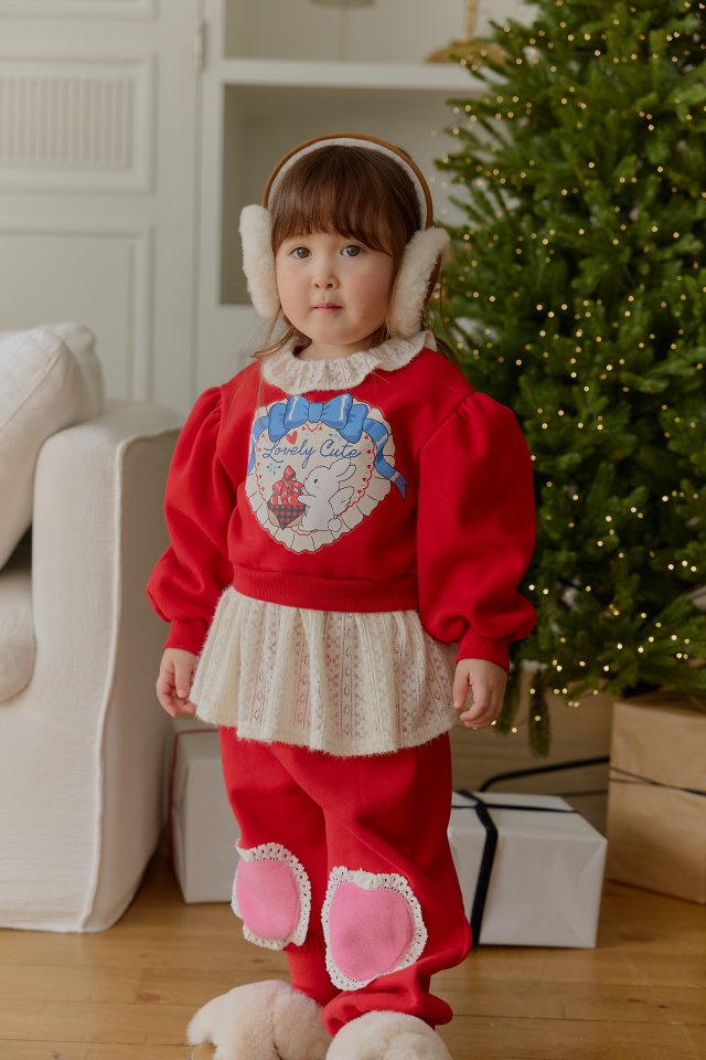 Sera - Korean Children Fashion - #toddlerclothing - Knee Love Pants - 7