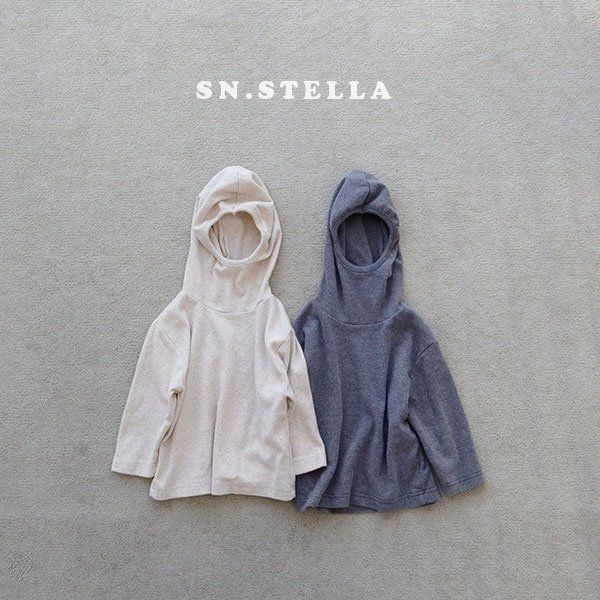 Sn.stella - Korean Children Fashion - #Kfashion4kids - High Neck Hoodie