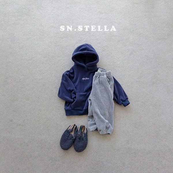 Sn.stella - Korean Children Fashion - #discoveringself - Velour Pants - 6