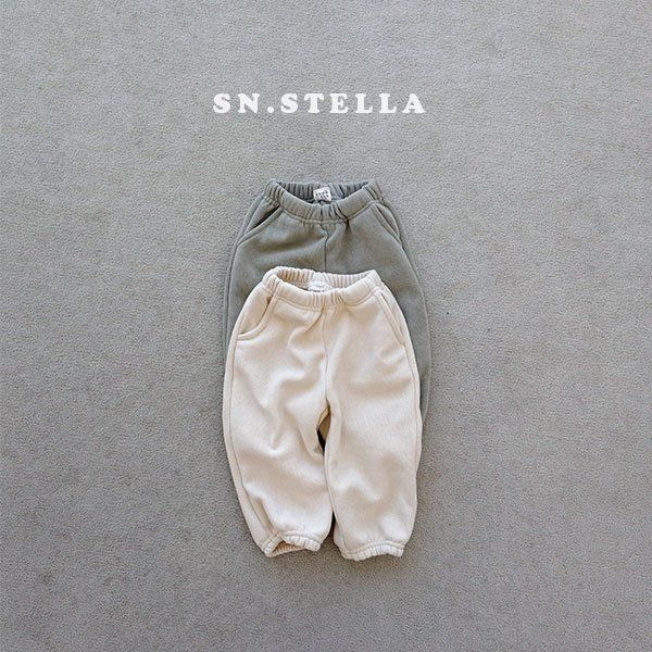 Sn.stella - Korean Children Fashion - #fashionkids - Soft Ribbed Jogger Pants