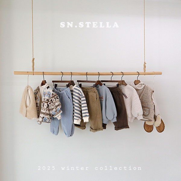 Sn.stella - Korean Children Fashion - #kidsshorts - Velour Pants - 8