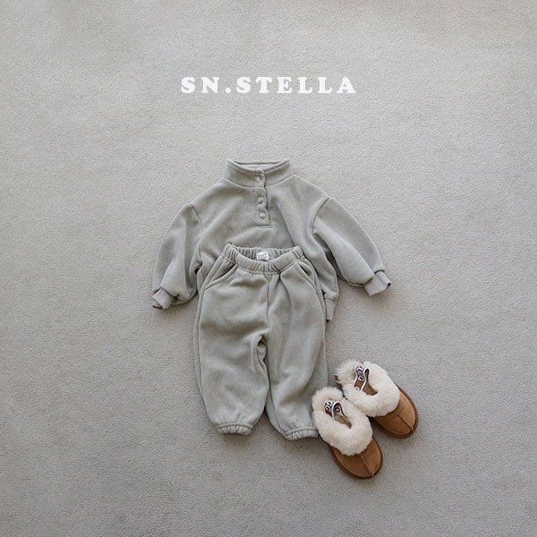 Sn.stella - Korean Children Fashion - #kidsstore - Soft Ribbed Jogger Pants - 3