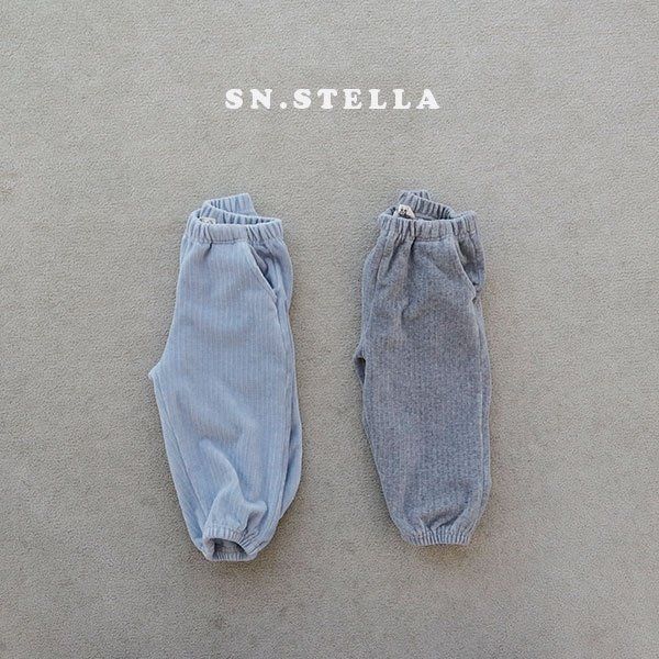 Sn.stella - Korean Children Fashion - #kidzfashiontrend - Velour Pants - 10