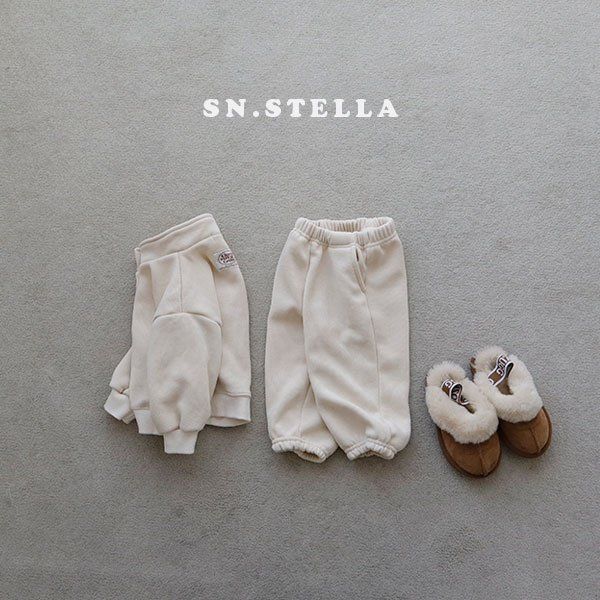 Sn.stella - Korean Children Fashion - #kidsstore - Soft Ribbed Jogger Pants - 4