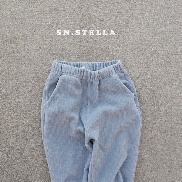 Sn.stella - Korean Children Fashion - #littlefashionista - Velour Pants - 12
