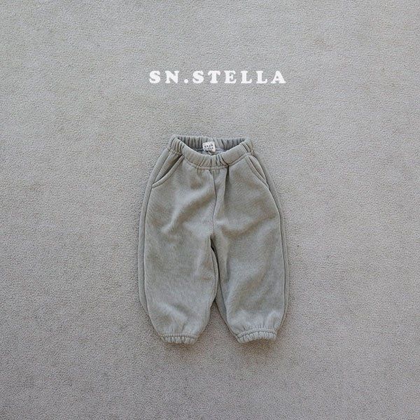 Sn.stella - Korean Children Fashion - #littlefashionista - Soft Ribbed Jogger Pants - 6