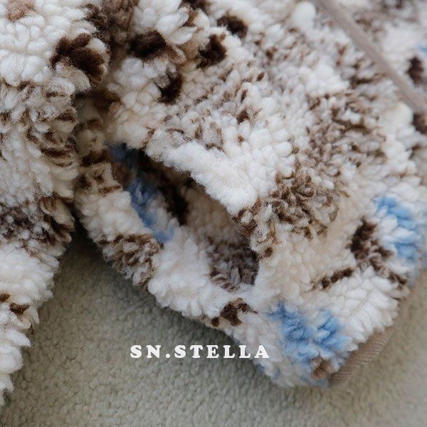 Sn.stella - Korean Children Fashion - #magicofchildhood - Snowflake Fleece Jacket - 12