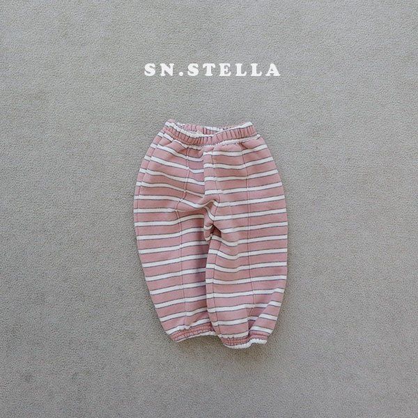 Sn.stella - Korean Children Fashion - #minifashionista - Tucked Fleece Jogger Pants - 7