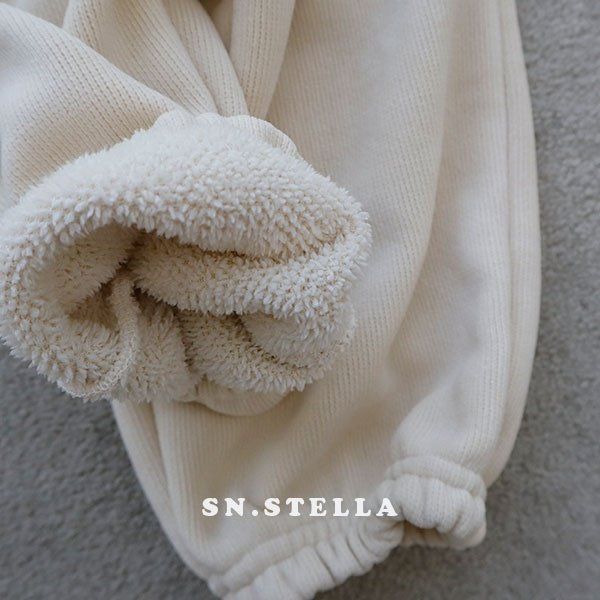 Sn.stella - Korean Children Fashion - #minifashionista - Soft Ribbed Jogger Pants - 8