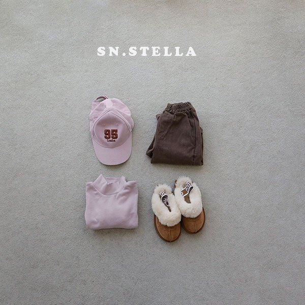 Sn.stella - Korean Children Fashion - #minifashionista - Creamy Turtleneck Tee - 4