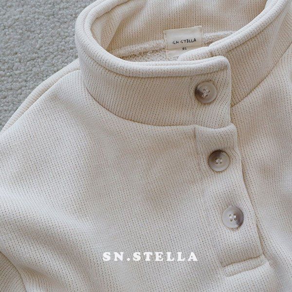 Sn.stella - Korean Children Fashion - #prettylittlegirls - Soft Button Tee - 11