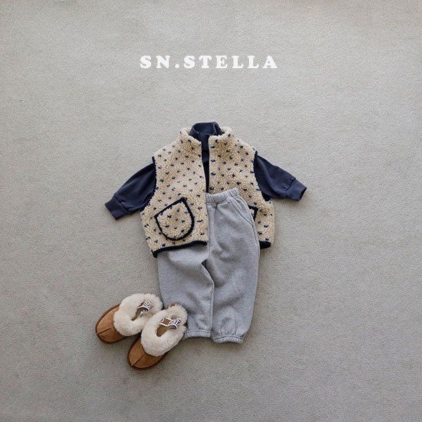 Sn.stella - Korean Children Fashion - #todddlerfashion - Heart Fleece Vest - 3