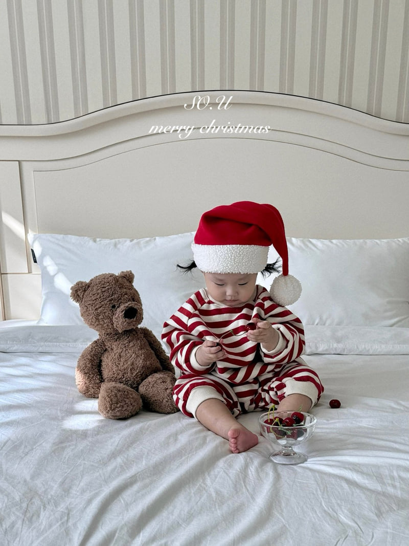 So U - Korean Baby Fashion - #babyboutique - Santa Hat - 11