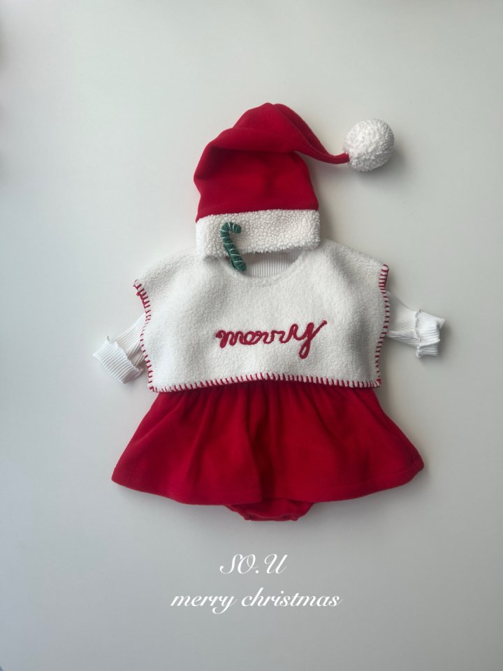 So U - Korean Baby Fashion - #babyboutique - Christmas King Ribbon Suit - 8