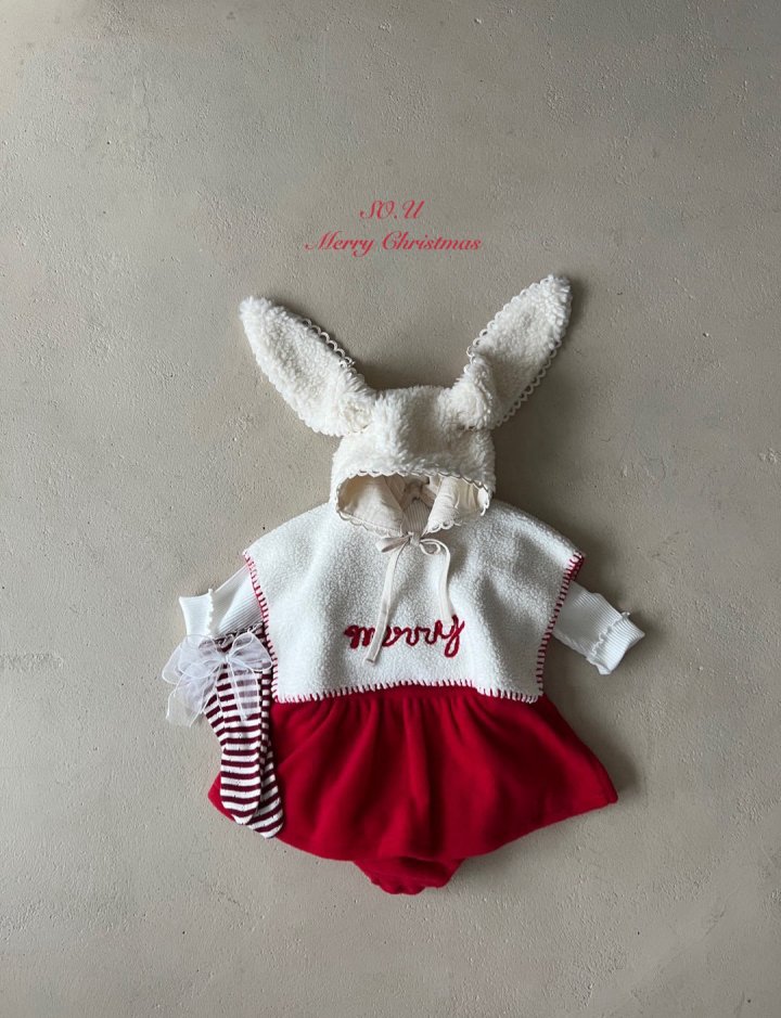 So U - Korean Baby Fashion - #babyboutiqueclothing - Christmas King Ribbon Suit - 10