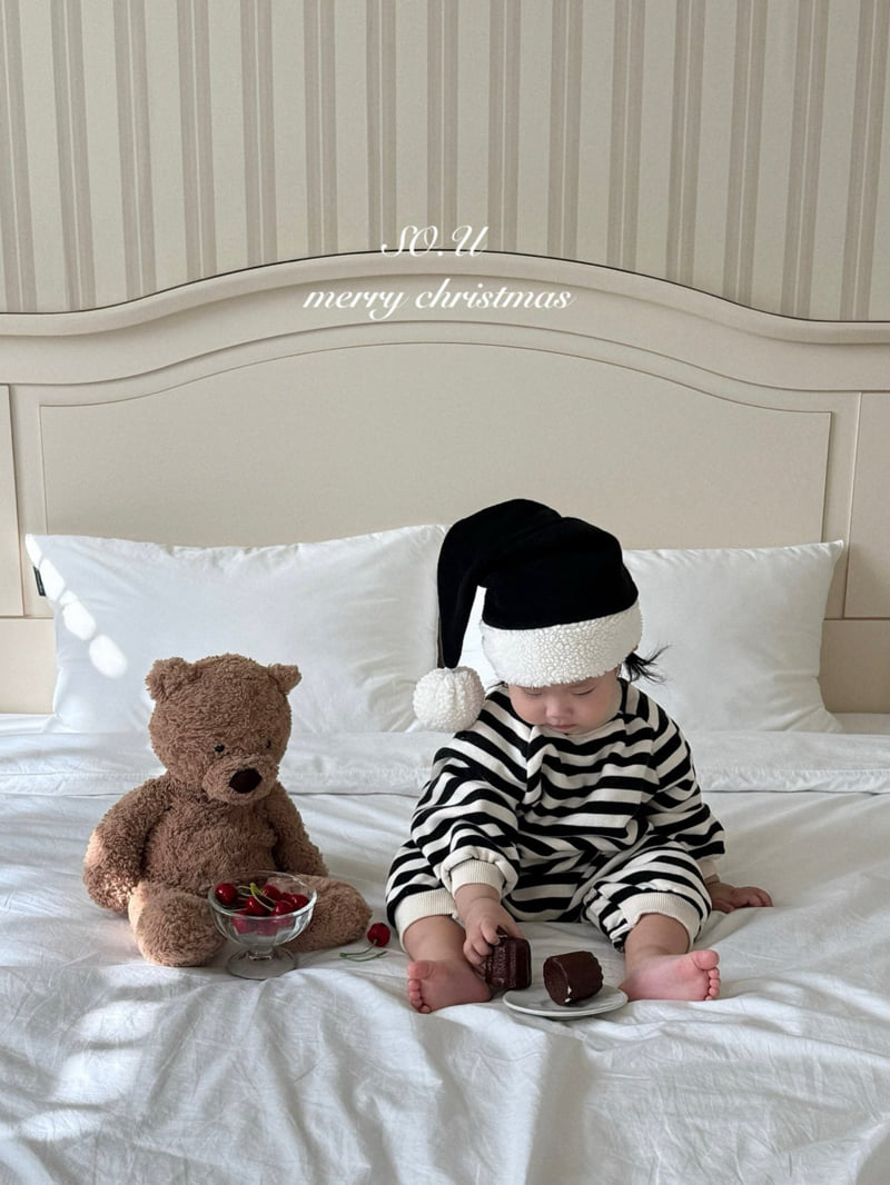 So U - Korean Baby Fashion - #babyclothing - Christmas Button Suit - 10