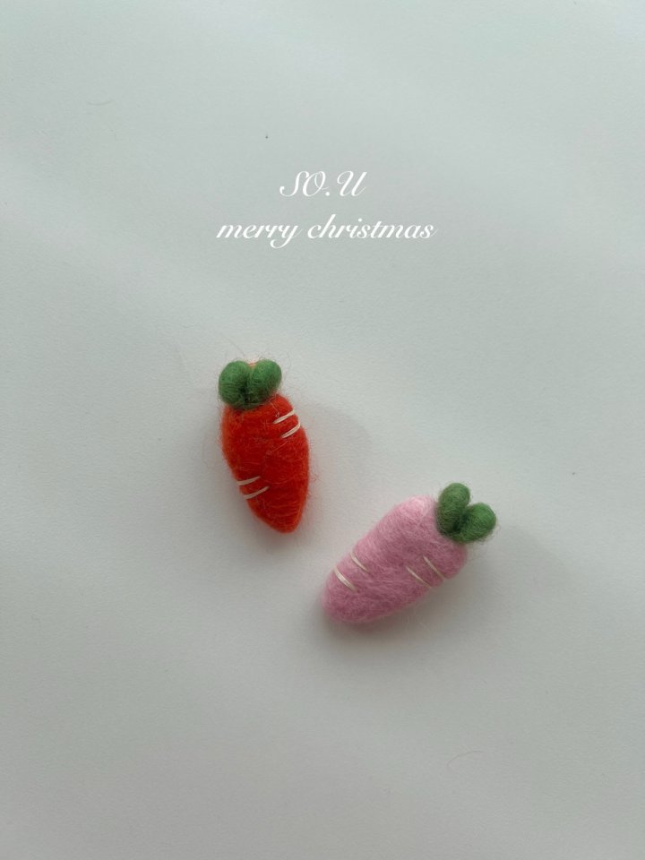 So U - Korean Baby Fashion - #babyfashion - Hand Carrot Hairpin