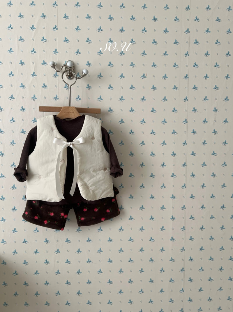 So U - Korean Baby Fashion - #babyfashion - Rose Frill Wide Pants - 9