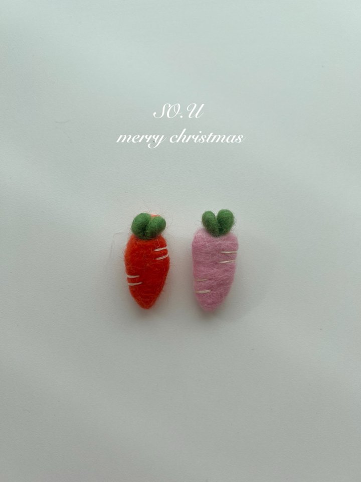 So U - Korean Baby Fashion - #babyfever - Hand Carrot Hairpin - 2