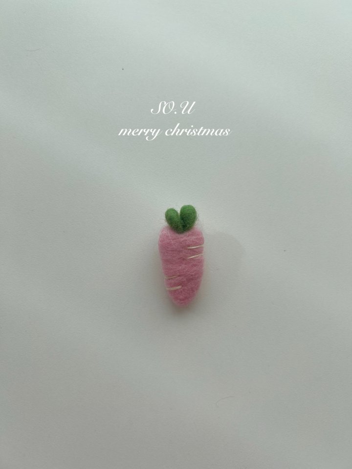 So U - Korean Baby Fashion - #babygirlfashion - Hand Carrot Hairpin - 3
