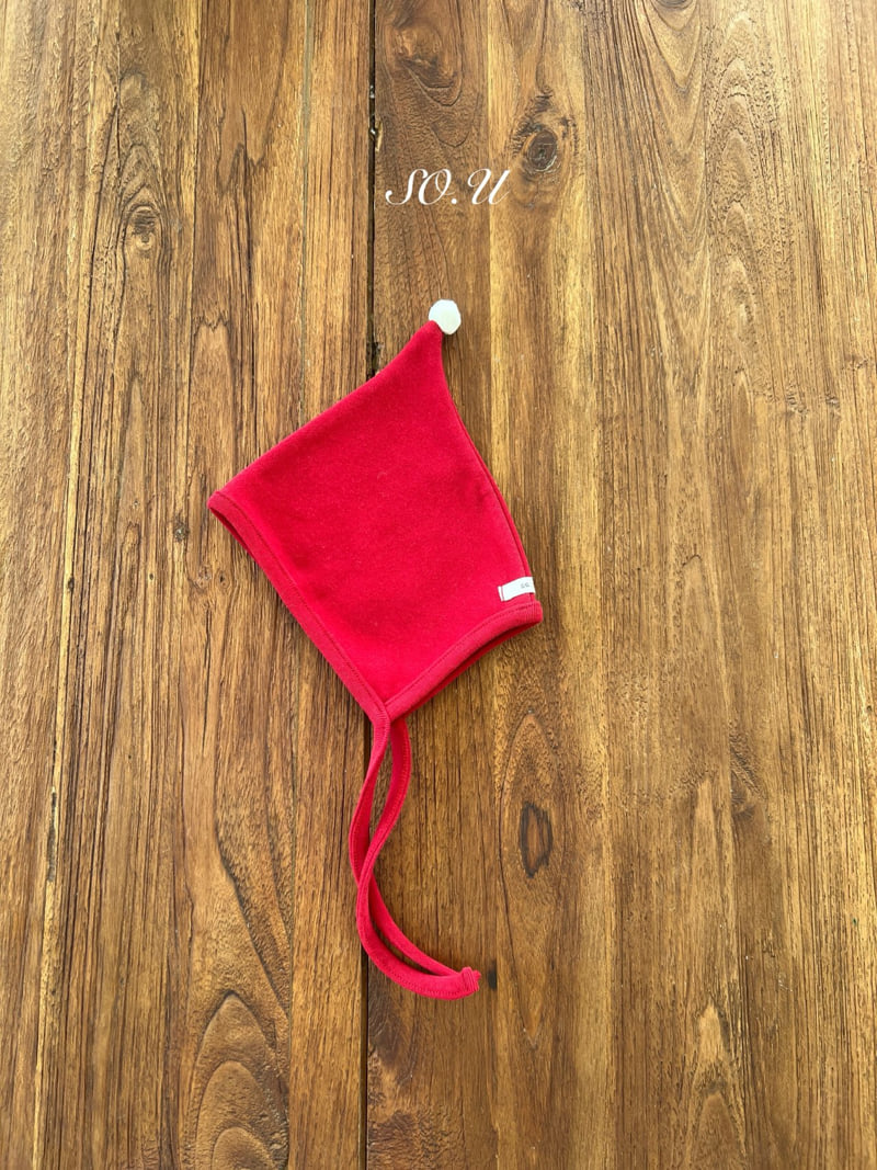 So U - Korean Baby Fashion - #babyfever - Cone Pom Pom Bonnet - 4