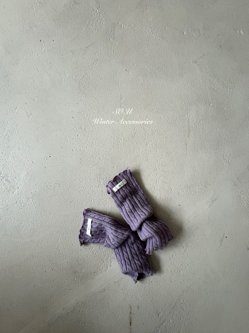So U - Korean Baby Fashion - #babygirlfashion - Cable Knit Leg Warmers - 3