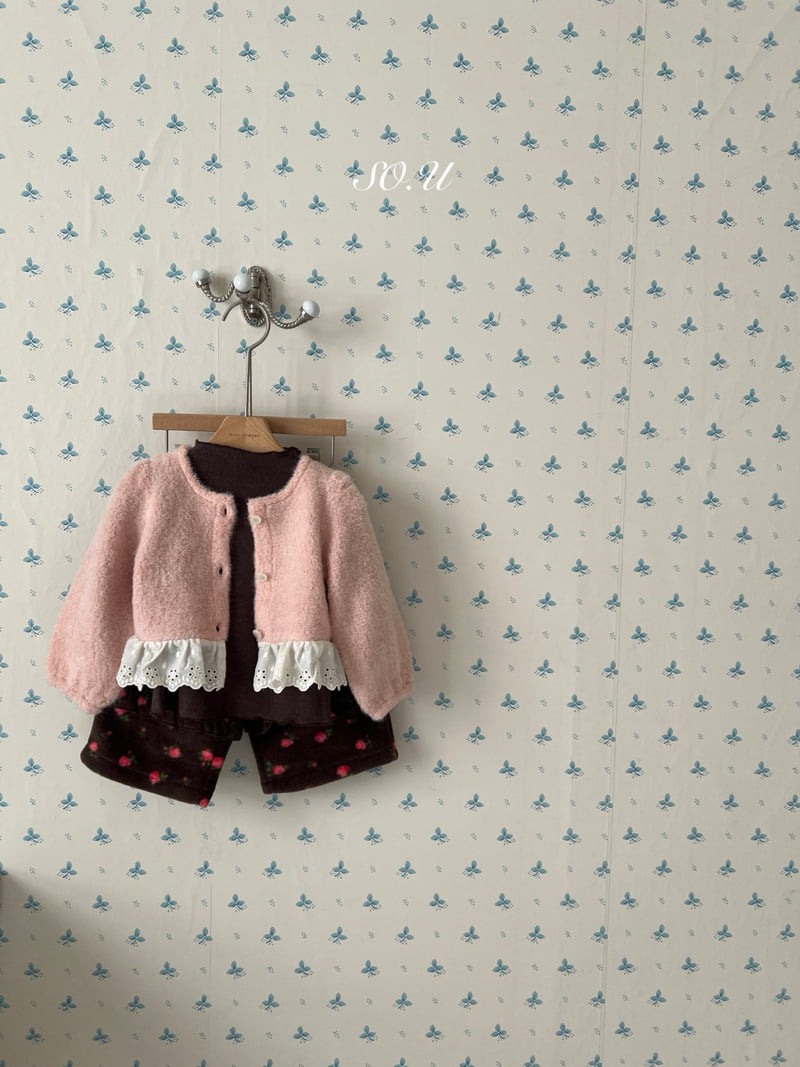 So U - Korean Baby Fashion - #babygirlfashion - Rose Frill Wide Pants - 11