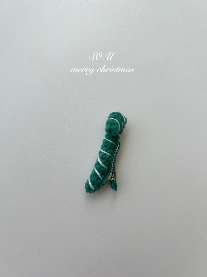 So U - Korean Baby Fashion - #babylifestyle - Knitted Cane Hairpin - 3