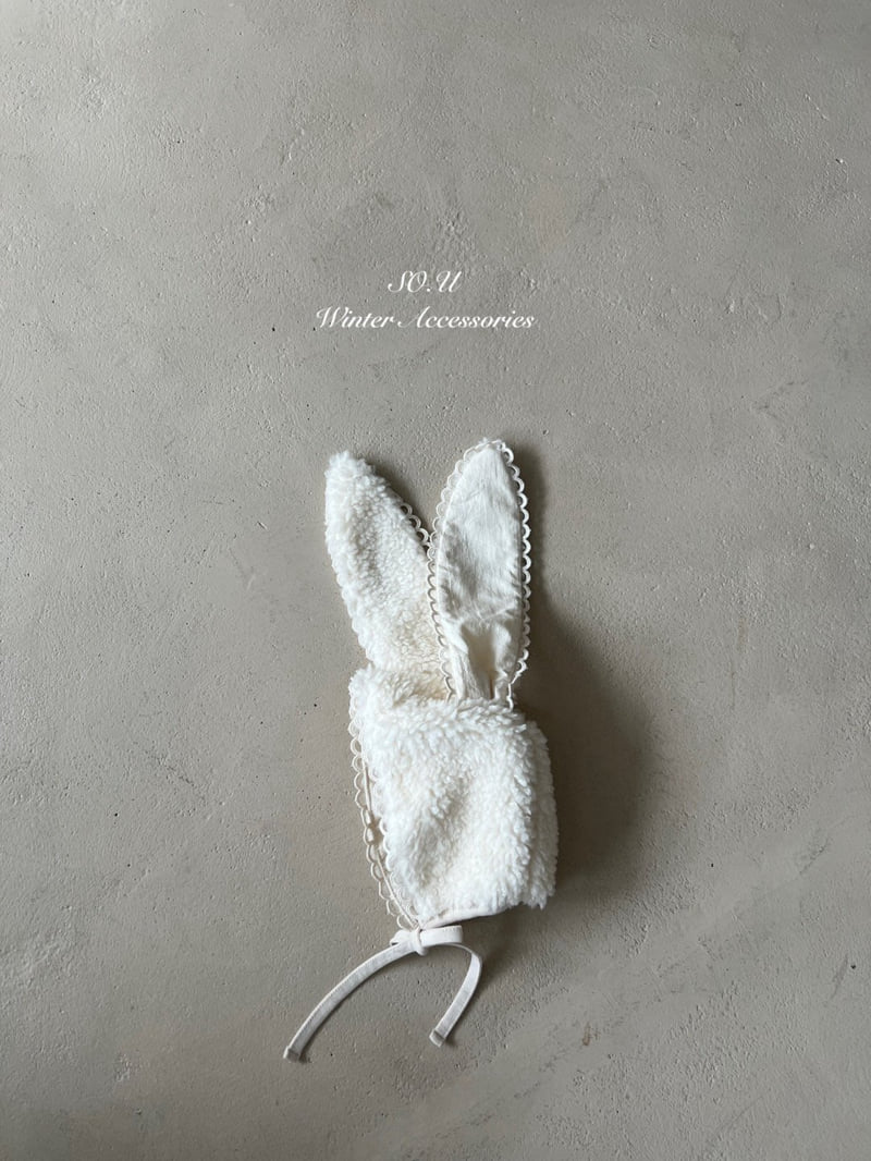 So U - Korean Baby Fashion - #babylifestyle - Rabbit Winter Bonnet - 2