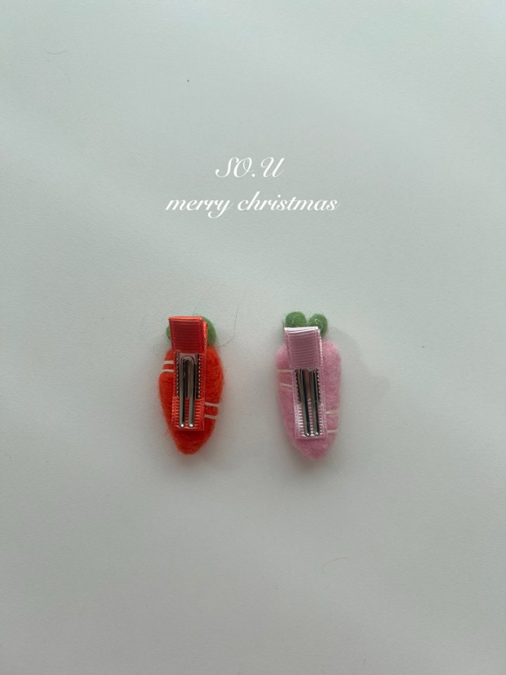 So U - Korean Baby Fashion - #babyoninstagram - Hand Carrot Hairpin - 5