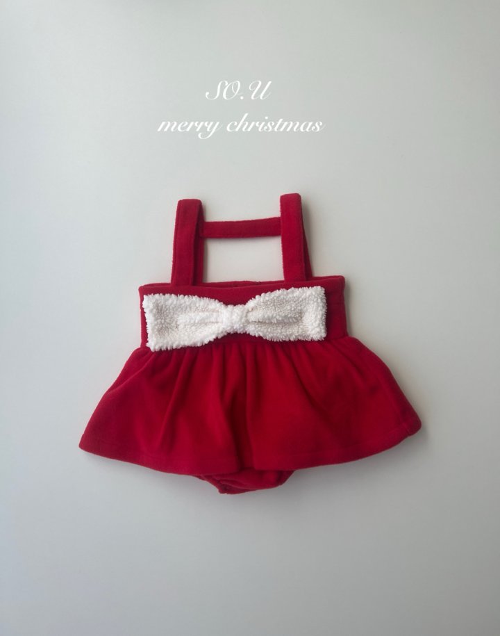 So U - Korean Baby Fashion - #babyoninstagram - Christmas King Ribbon Suit
