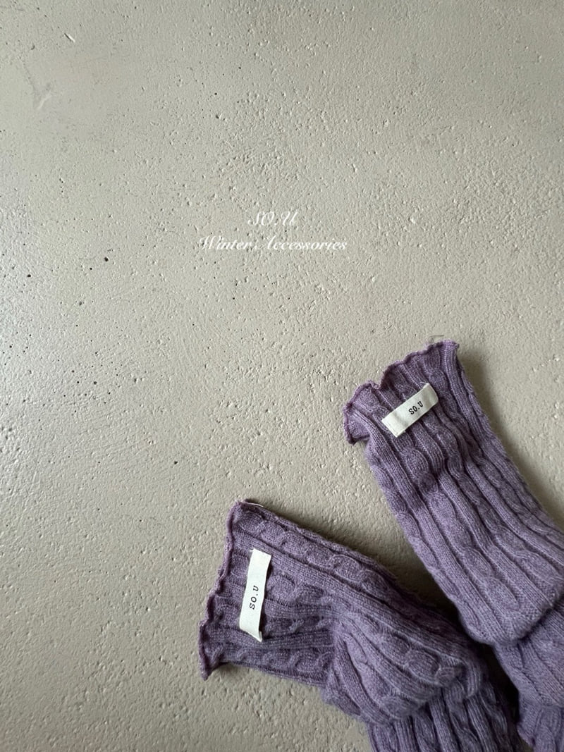 So U - Korean Baby Fashion - #babyoninstagram - Cable Knit Leg Warmers - 5