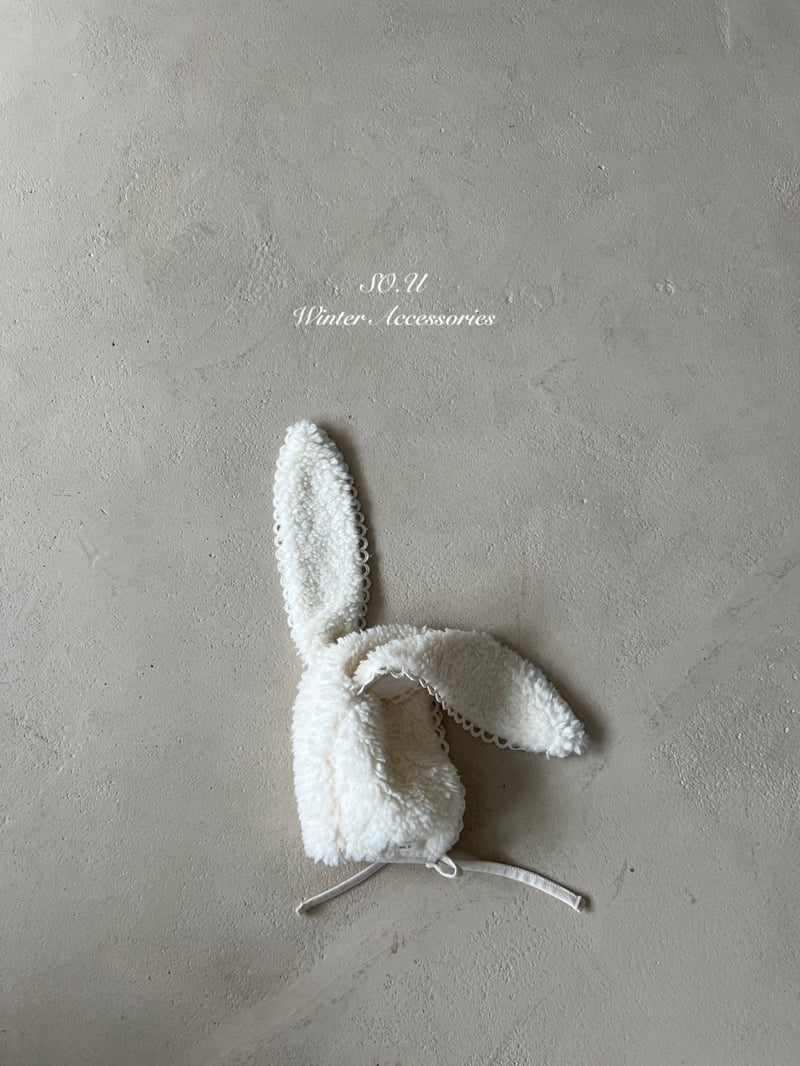 So U - Korean Baby Fashion - #babyoninstagram - Rabbit Winter Bonnet - 3