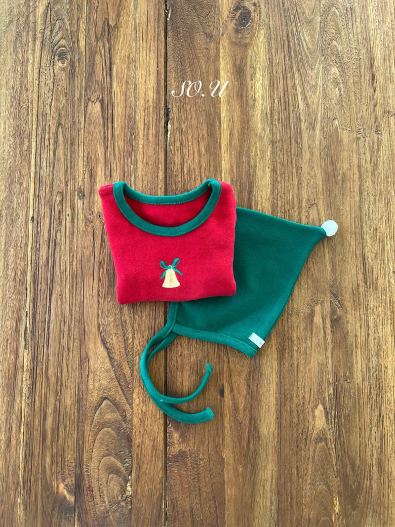 So U - Korean Baby Fashion - #babyootd - Jingle Bell Indoorwear Set - 8