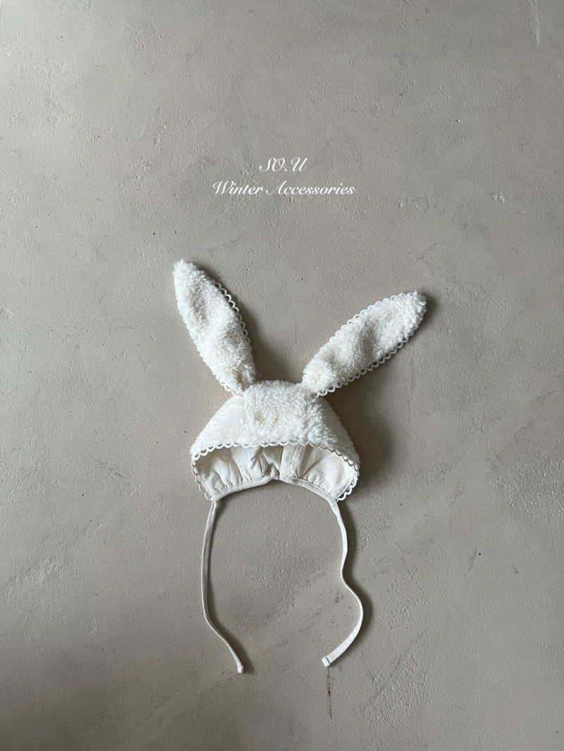 So U - Korean Baby Fashion - #babyoninstagram - Rabbit Winter Bonnet - 4